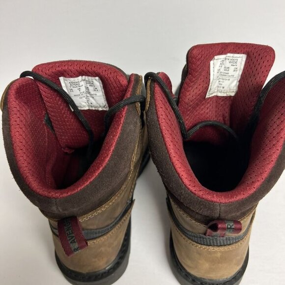 Avenger Mens A7542 7” Work Boot Brown Size 9.5 EE main image 2